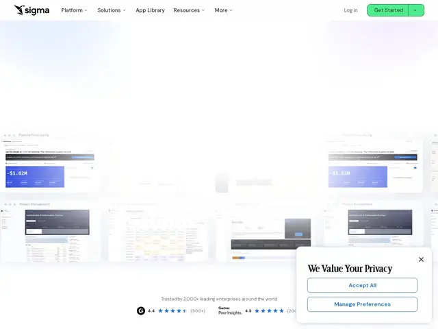 Preview of Sigma Computing
