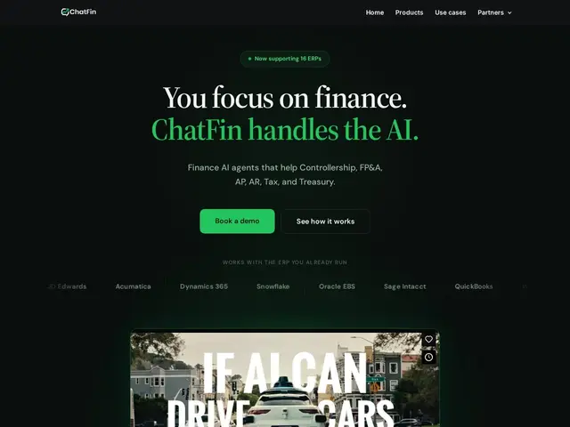 Preview of ChatFin