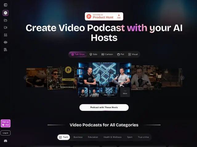 Preview of PodcastorAI