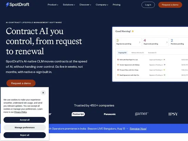 Preview of SpotDraft