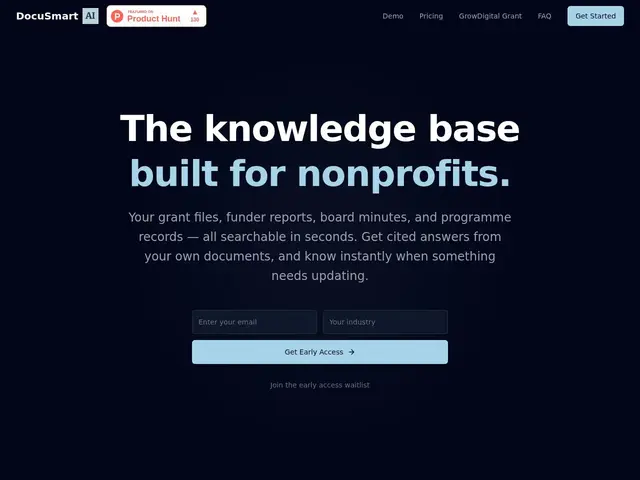 Preview of DocuSmart AI