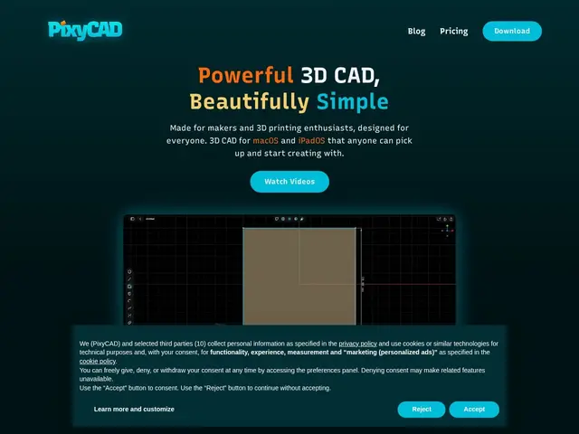 Preview of PixyCAD