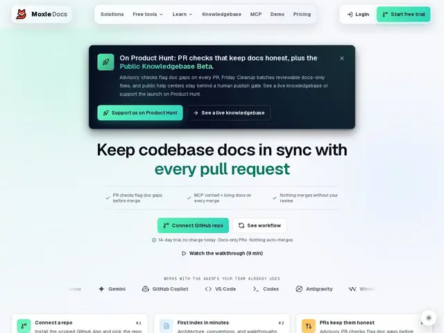 Preview of Moxie Docs