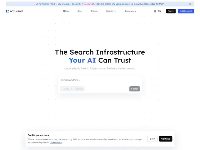 Preview of AnySearch