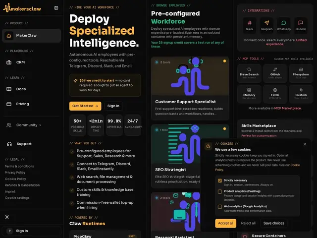 Preview of MakersClaw