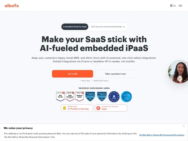Preview of Albato Embedded iPaaS
