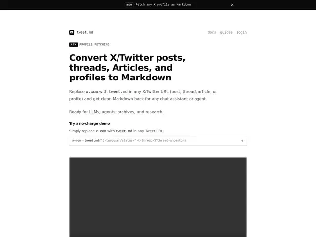 Preview of tweet.md
