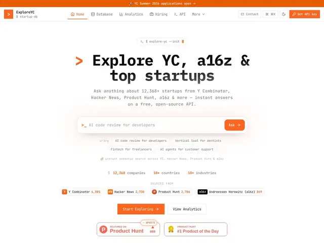 Preview of ExploreYC
