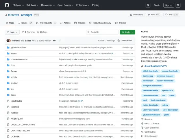 Preview of OmniGet