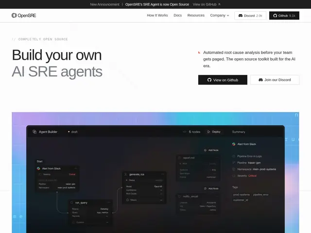 Preview of OpenSRE