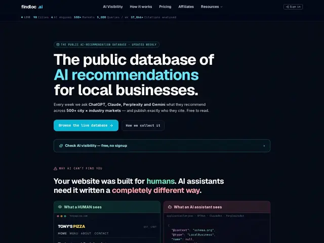 Preview of findloc.ai