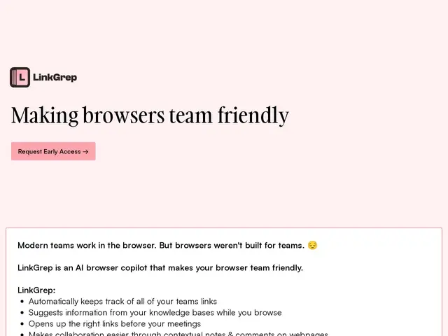 Preview of LinkGrep