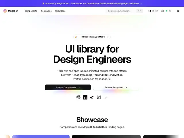 Preview of Magic UI