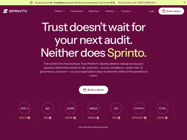 Preview of Sprinto