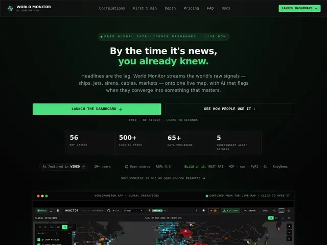 Preview of WorldMonitor