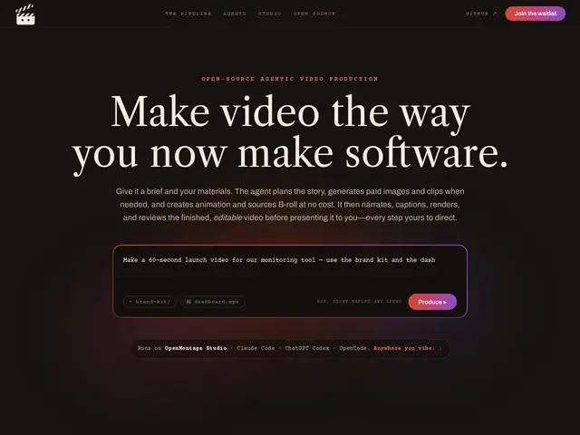 Preview of OpenMontage