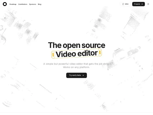 Preview of OpenCut