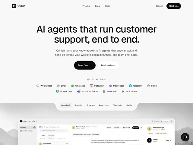 Preview of Owlish