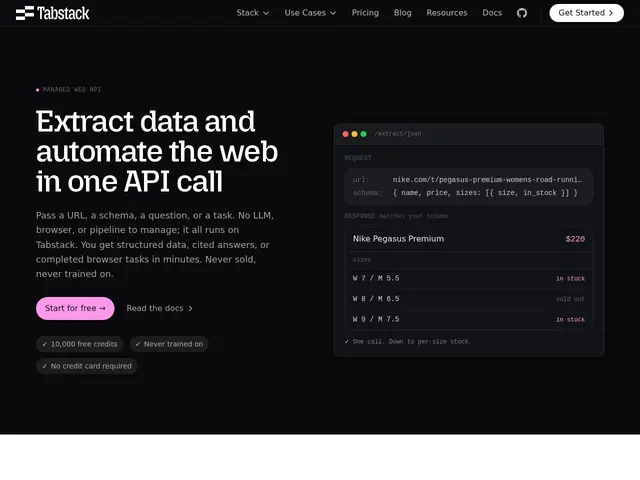 Preview of Tabstack