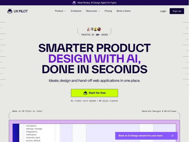 Preview of UX Pilot