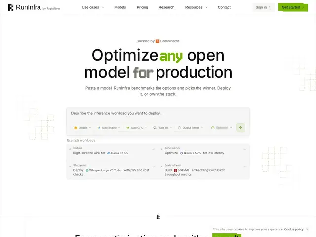Preview of RunInfra