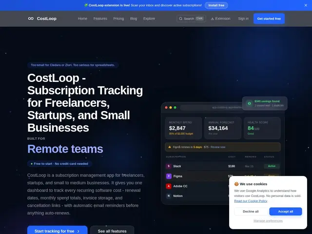 Preview of CostLoop
