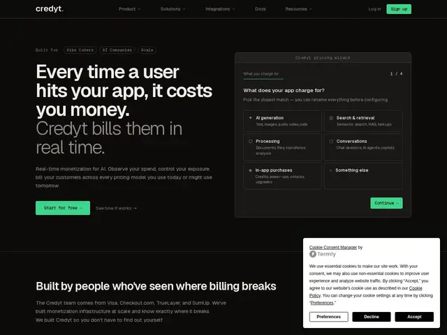 Preview of Credyt