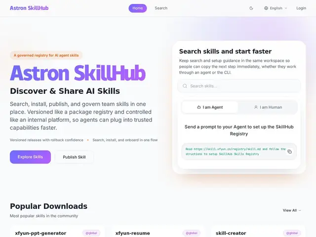 Preview of SkillHub