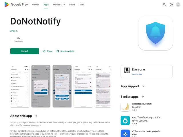 Preview of DoNotNotify
