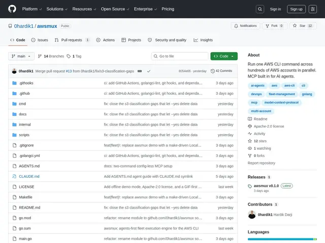 Preview of awsmux