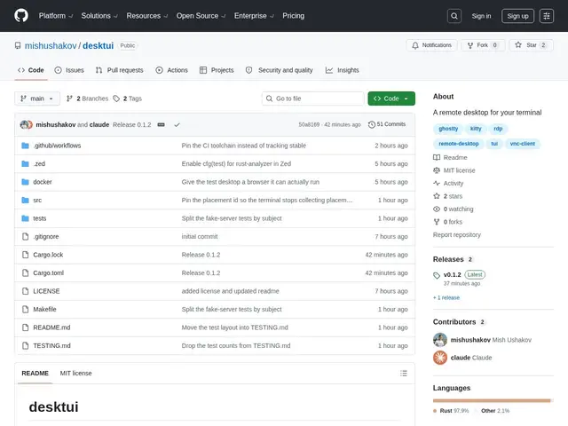 Preview of Desktui