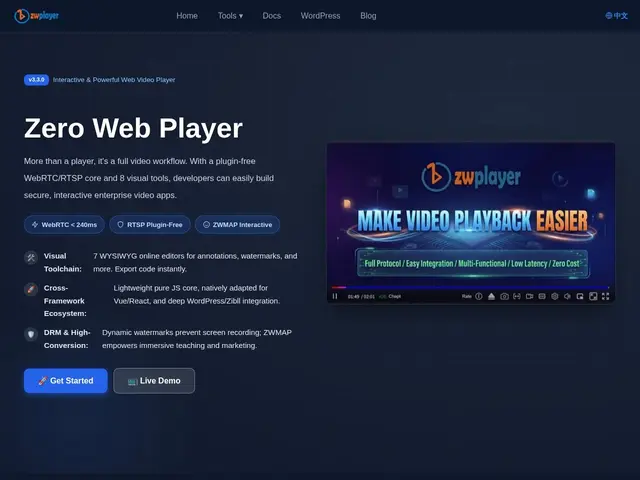Preview of ZWPlayer