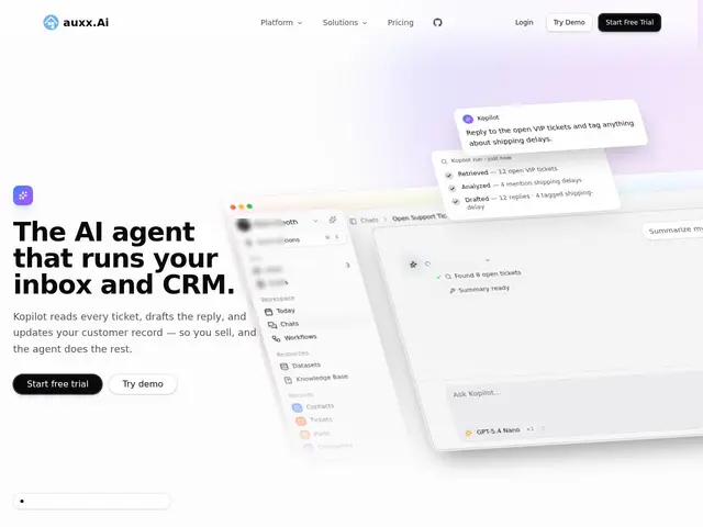 Preview of Auxx.ai