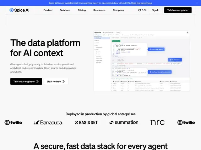 Preview of Spice AI