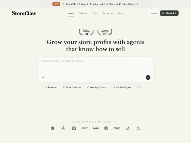 Preview of StoreClaw