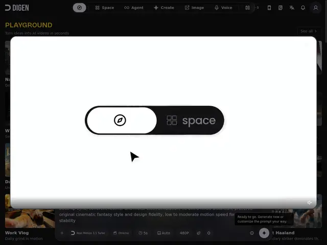 Preview of Digen AI