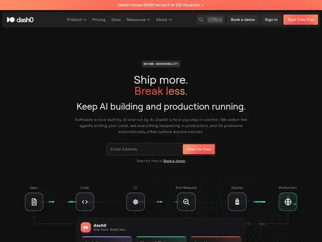 Preview of Dash0