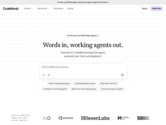 Preview of CodeWords