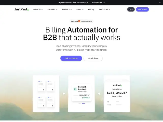 Preview of JustPaid