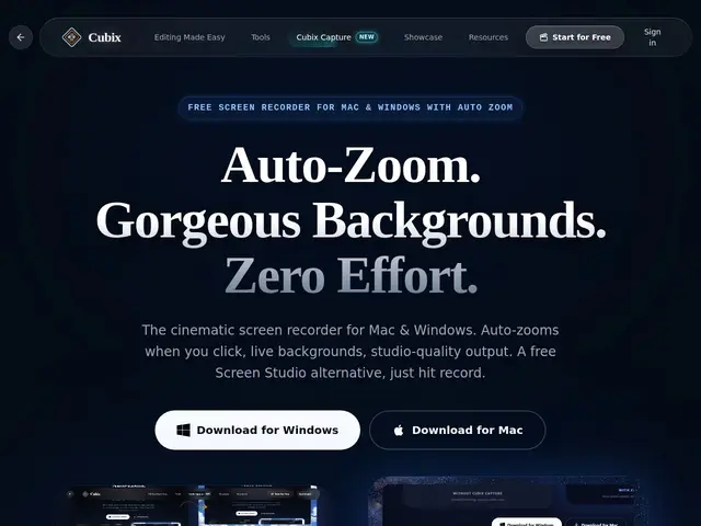 Preview of Cubix Capture