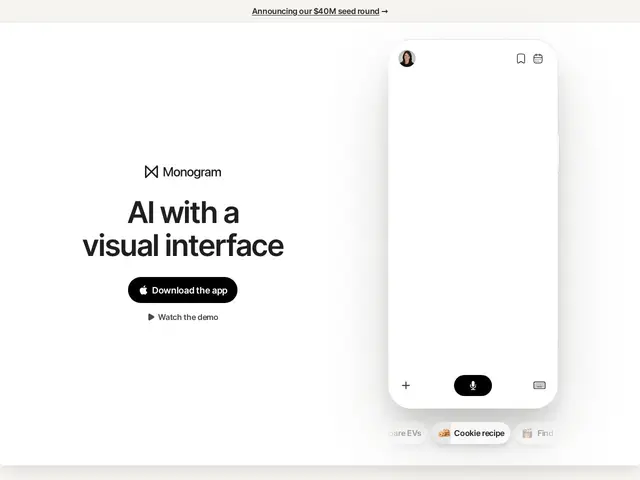 Preview of Monogram AI