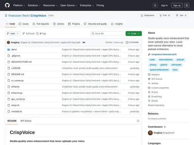 Preview of CrispVoice