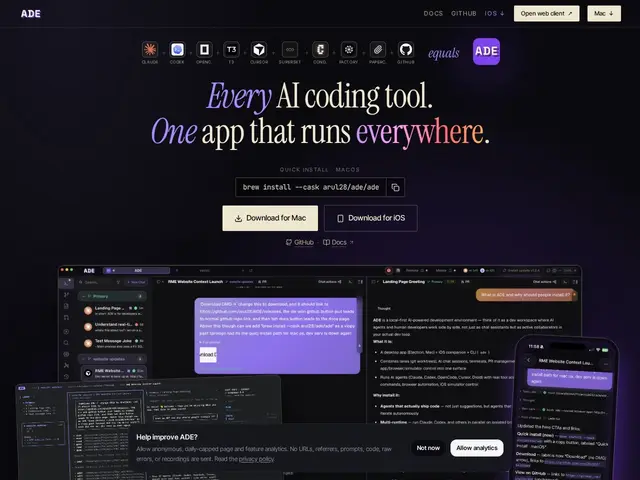 Preview of ADE (Agentic Development Environment)