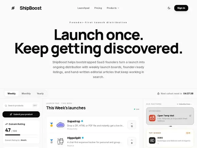 Preview of ShipBoost