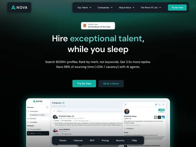 Preview of Nova Recruiter