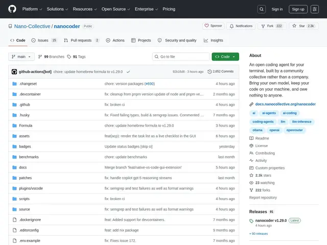 Preview of Nanocoder