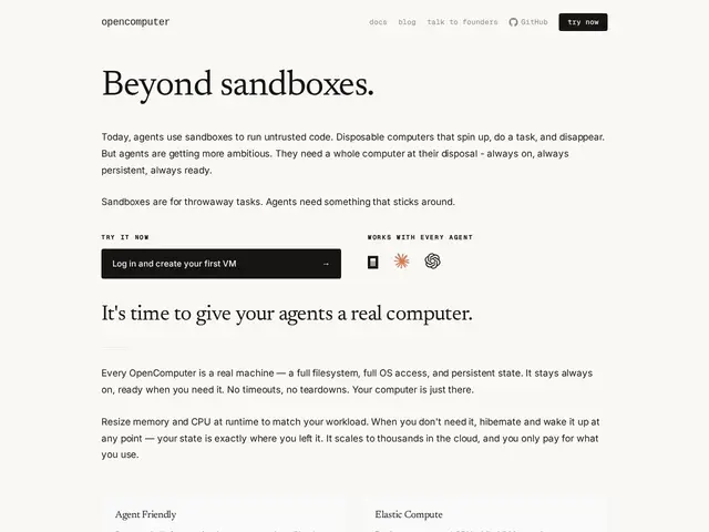 Preview of OpenComputer