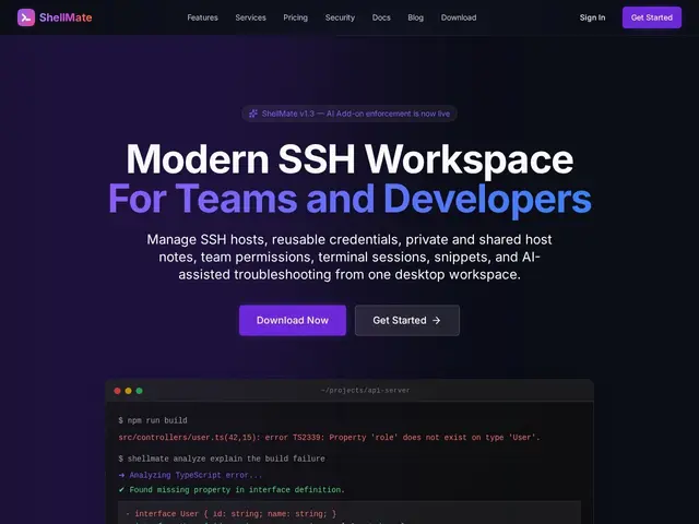 Preview of ShellMate