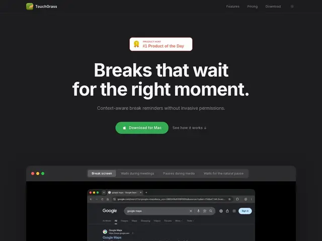 Preview of TouchGrass