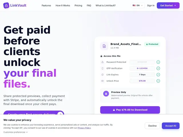 Preview of LinkVault